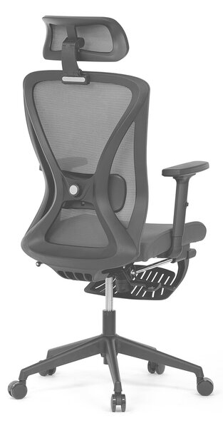 Ergonomická kancelářská židle ROJAS - šedá síťovina