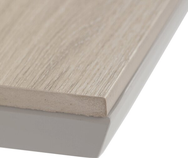 Zahradní stůl DURA – 180x100, polywood, světlý dub, hliník