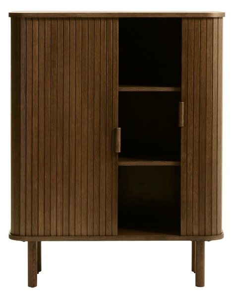 Designová skříňka Parveen 113 cm kouřový dub