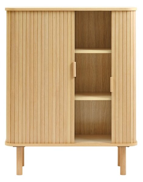 Designová skříňka Parveen 113 cm přírodní dub