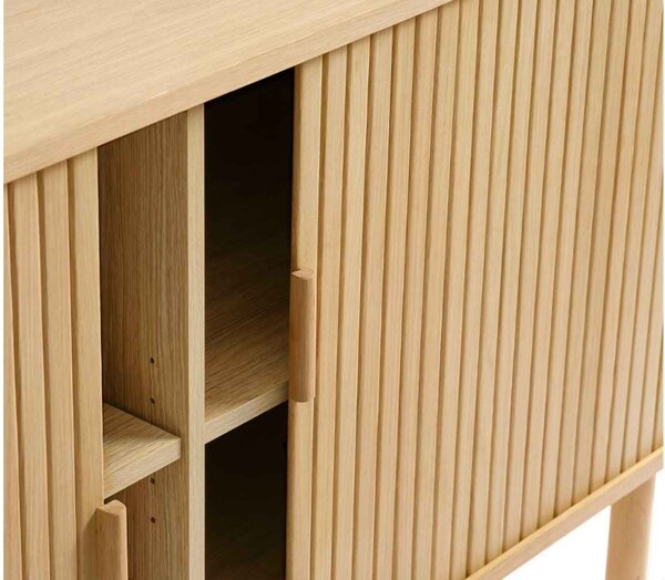 Designová komoda Parveen 160 cm přírodní dub