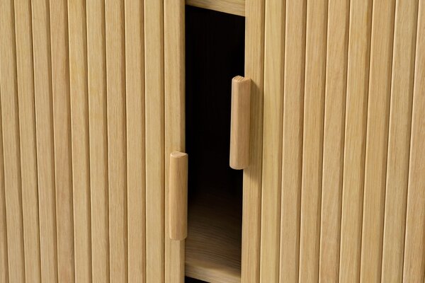 Designová skříňka Parveen 113 cm přírodní dub