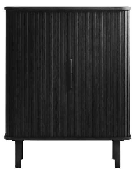 Designová skříňka Parveen 113 cm černý dub