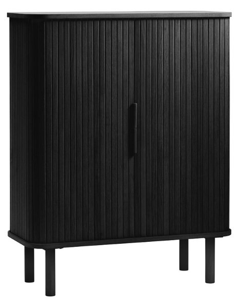 Designová skříňka Parveen 113 cm černý dub