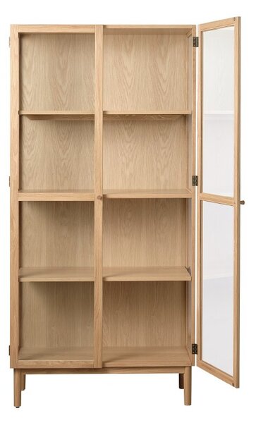 Designová vitrína Dallan 190 cm přírodní dub