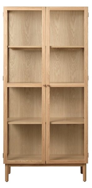 Designová vitrína Dallan 190 cm přírodní dub