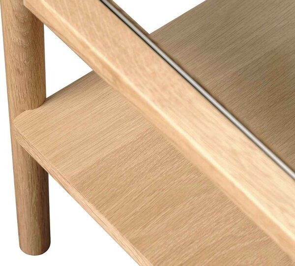 Designový konferenční stolek Dallan 120 cm přírodní dub