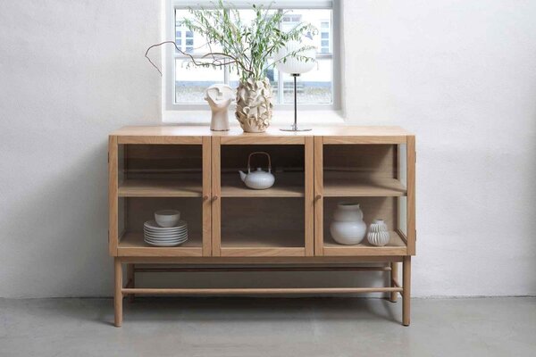 Designová komoda Dallan 140 cm přírodní dub