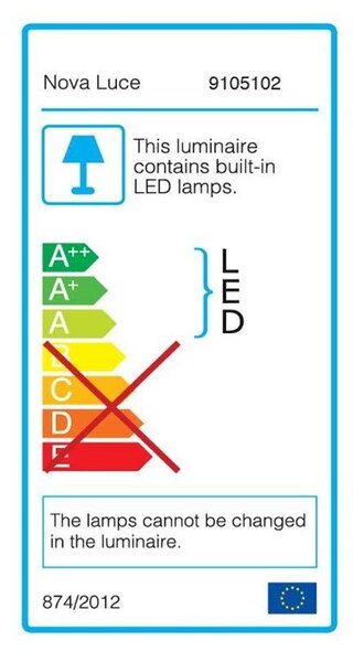 NV 9105102 Bodové svítidlo GON černý hliník LED 2x5W 230V 3000K IP20 - NOVA LUCE