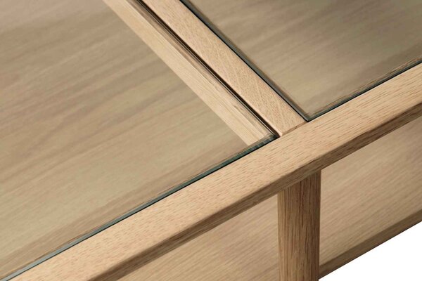 Designový konferenční stolek Dallan 120 cm přírodní dub