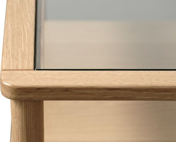 Designový konferenční stolek Dallan 120 cm přírodní dub