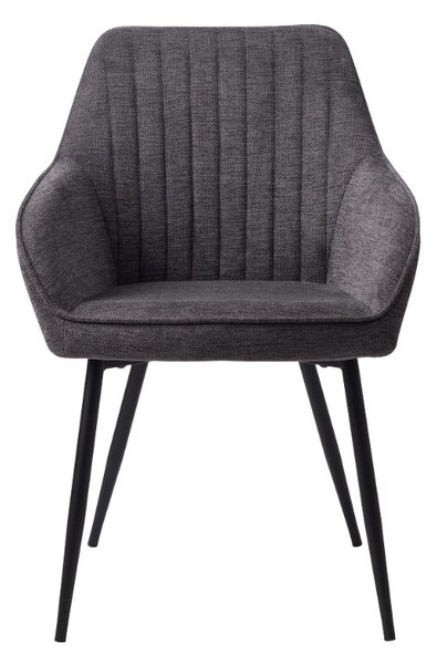 Designová židle Jadwiga tmavě šedá