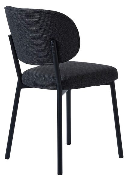 Designová jídelní židle Calixte tmavě šedá