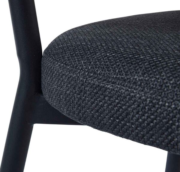 Designová jídelní židle Calixte tmavě šedá