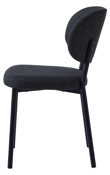 Designová jídelní židle Calixte tmavě šedá