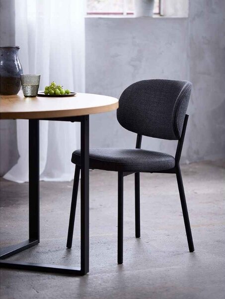 Designová jídelní židle Calixte tmavě šedá