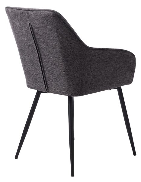 Designová židle Jadwiga II tmavě šedá