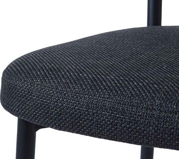 Designová jídelní židle Calixte tmavě šedá