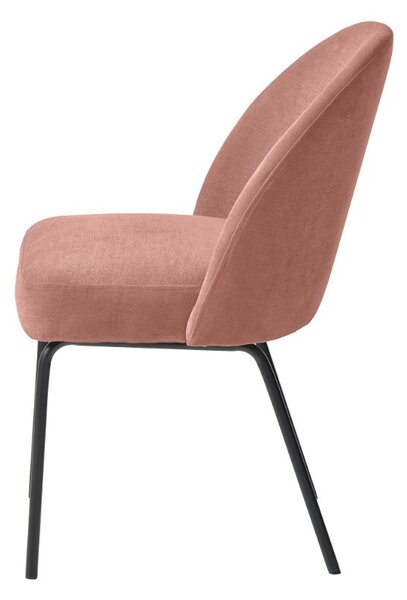 Designová jídelní židle Kaiholo růžová