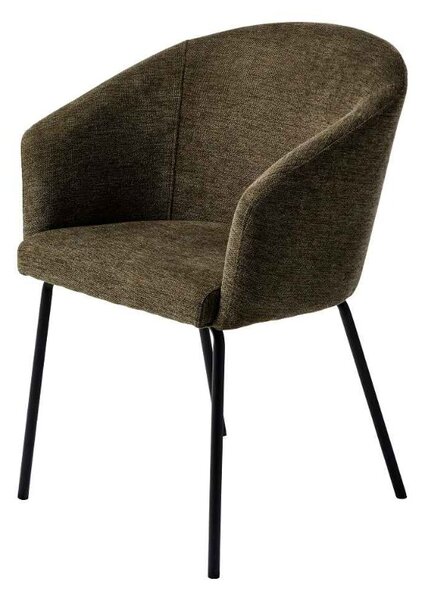 Designová jídelní židle Paulina olivová zelená