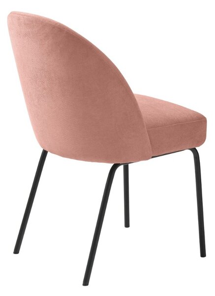 Designová jídelní židle Kaiholo růžová