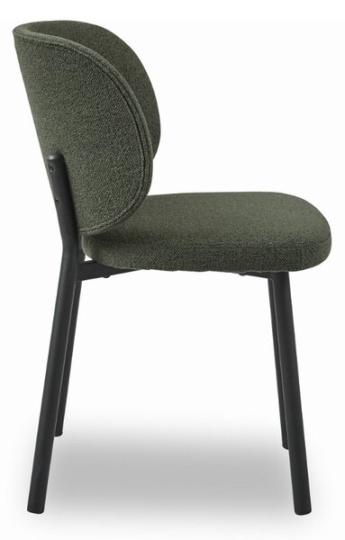 Designová jídelní židle Salgado lesnická zelená