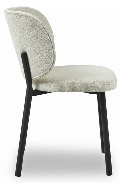 Designová jídelní židle Salgado bílá