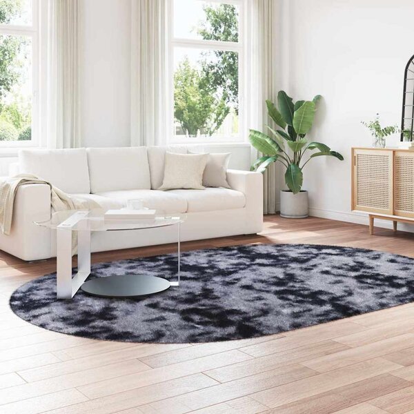 Koberec Shaggy s vysokým vlasem NAVARRA tmavě šedý 300x200 cm