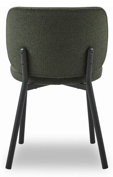 Designová jídelní židle Salgado lesnická zelená
