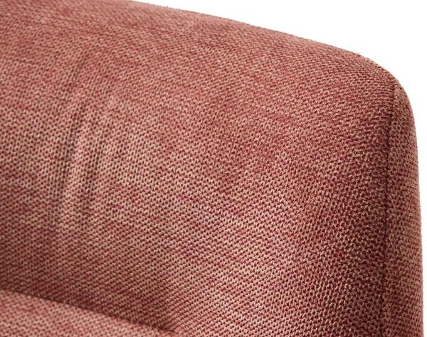 Designová otočná židle Talaith růžová