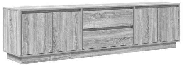 TV skříňka s LED světly šedá Sonoma 193,5x41x50 cm 3328440