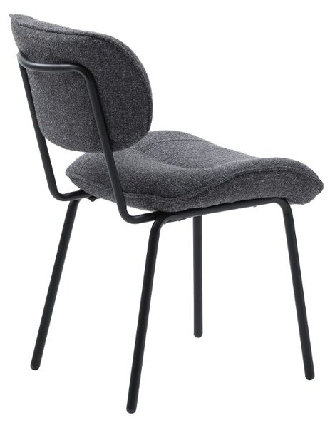 Designová židle Rashtin tmavě šedá