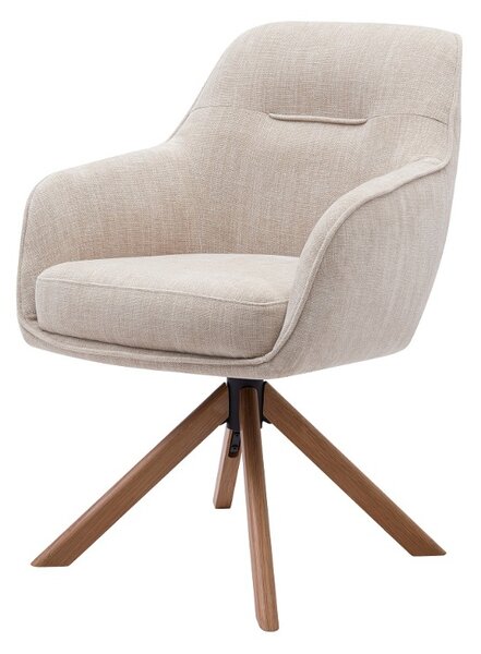Designová otočná židle Sanjaya II len
