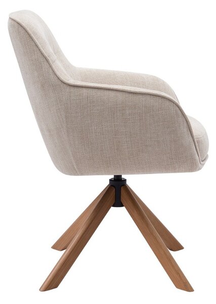 Designová otočná židle Sanjaya II len