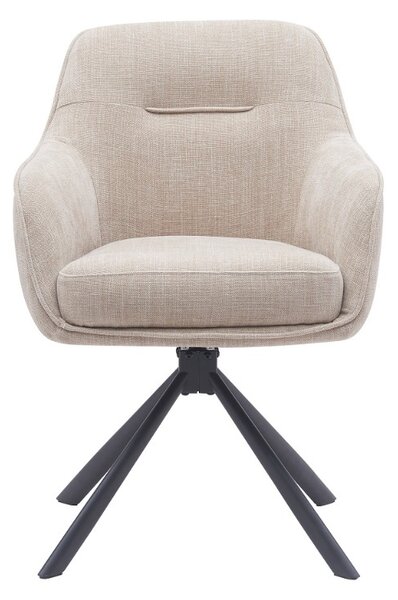Designová otočná židle Sanjaya len