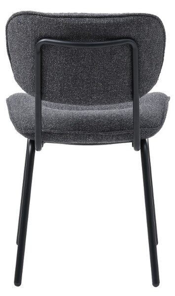 Designová židle Rashtin tmavě šedá