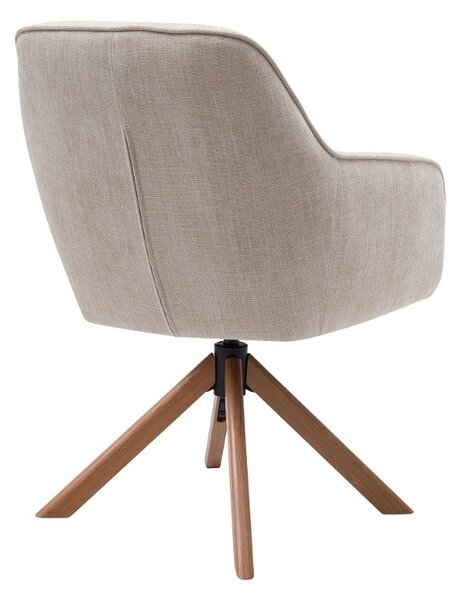 Designová otočná židle Sanjaya II len
