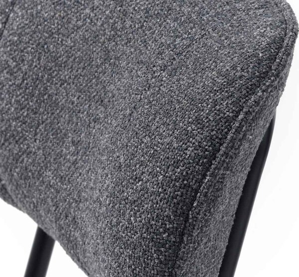 Designová židle Rashtin tmavě šedá