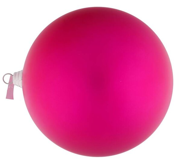 DECOLED Velká vánoční koule 30 cm, růžová, matná