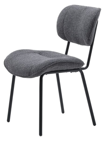 Designová židle Rashtin tmavě šedá