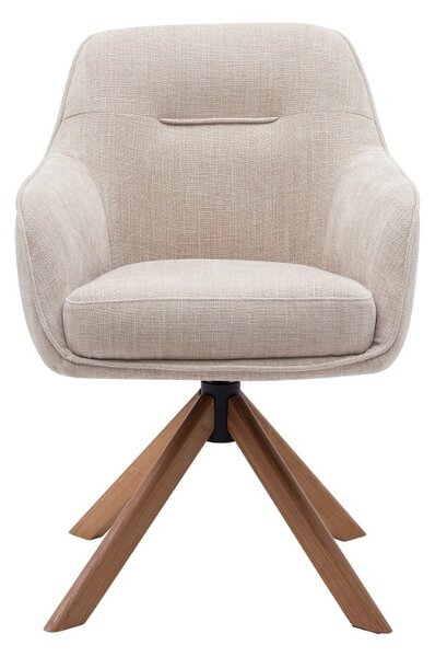 Designová otočná židle Sanjaya II len