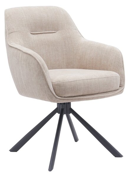 Designová otočná židle Sanjaya len