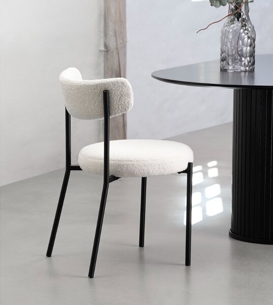 Designová jídelní židle Batyah bílá