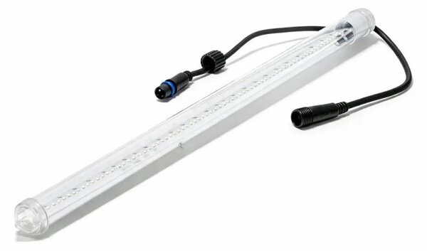 DECOLED Easy Fix LED padající sníh 60 cm, ledově bílá, 144 diod, černý kabel, IP67, prodlužovací