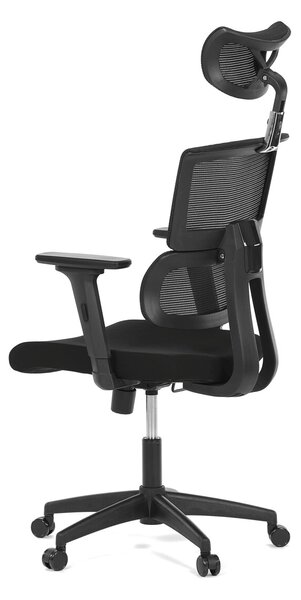 Ergonomická kancelářská židle MERANO - černá síťovina