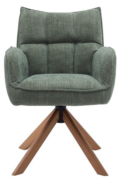 Designová otočná židle Callahan II lesnická zelená