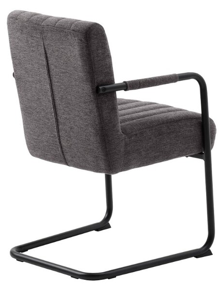 Designová židle Mahima tmavě šedá