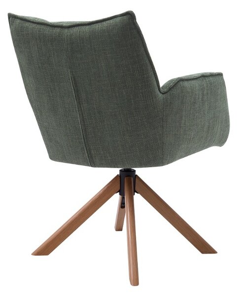 Designová otočná židle Callahan II lesnická zelená
