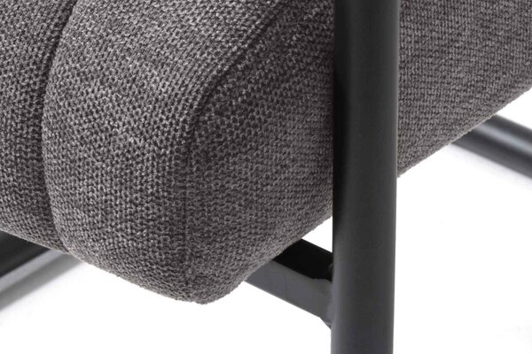 Designová židle Mahima tmavě šedá