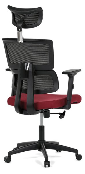 Ergonomická kancelářská židle MERANO - červená síťovina